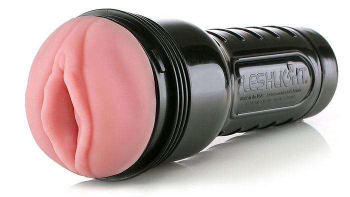 Fleshlight, vagin et flashligh. Instrument pour se masturber.